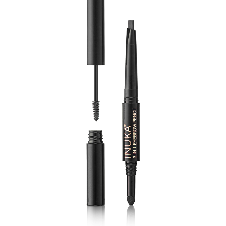 Eyebrow Pencil: BLACK - 3 in 1: EB10