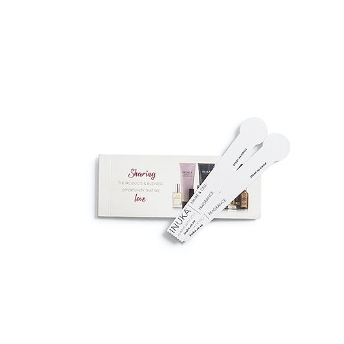 Perfume Testing & Business Card Booklet