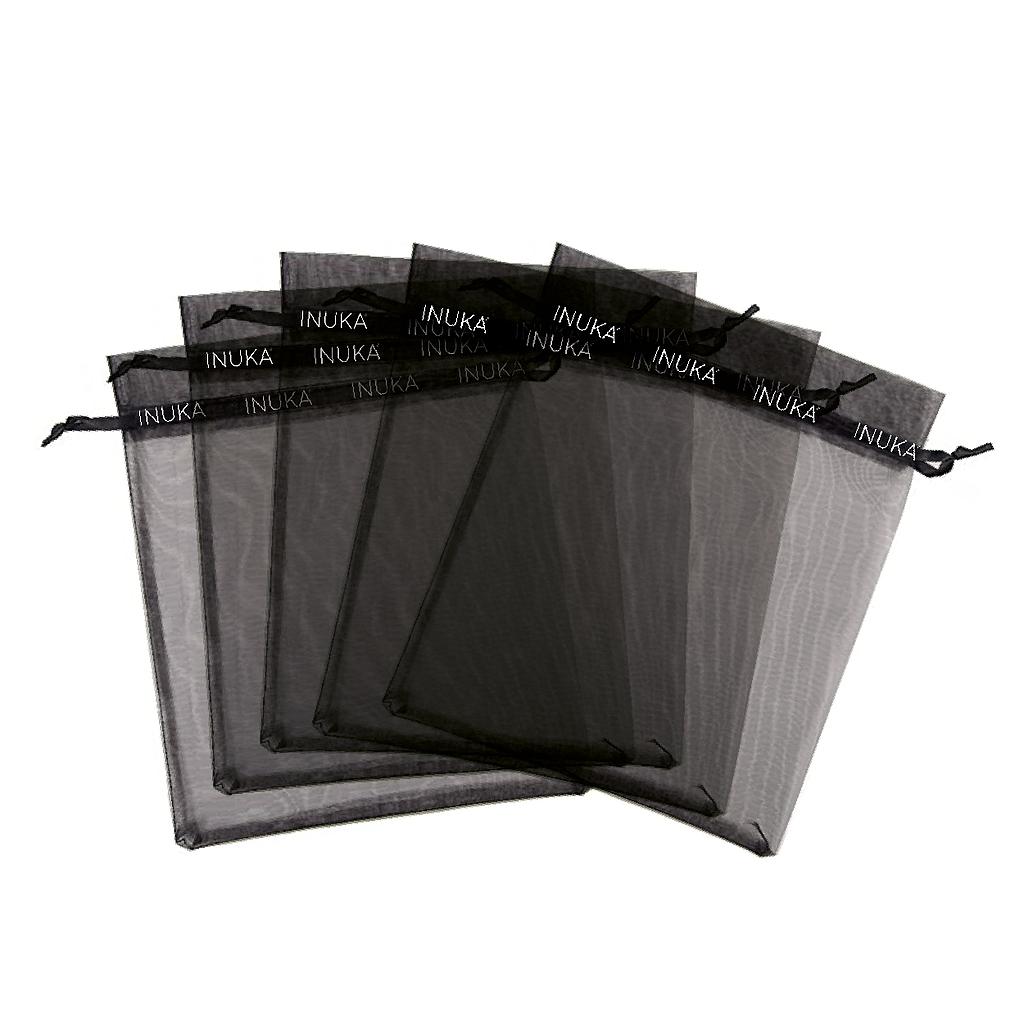 Branded Black Organza Bags (Single): 190mm x 170mm