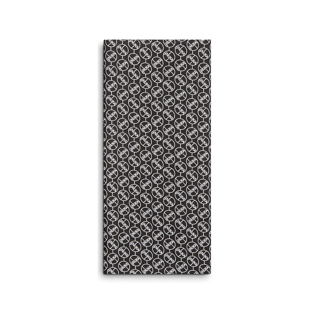 INUKA Branded Head Wrap - Black and White