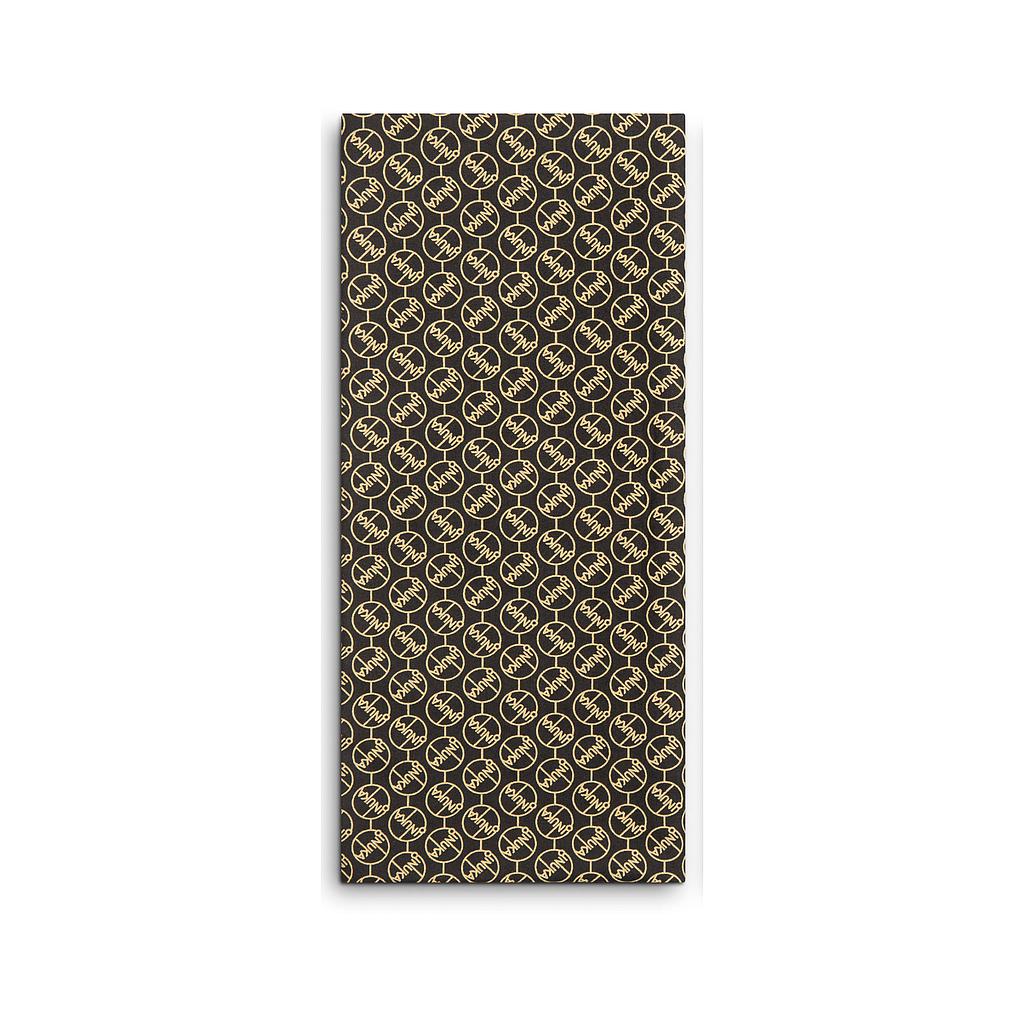 INUKA Branded Head Wrap - Black & Gold