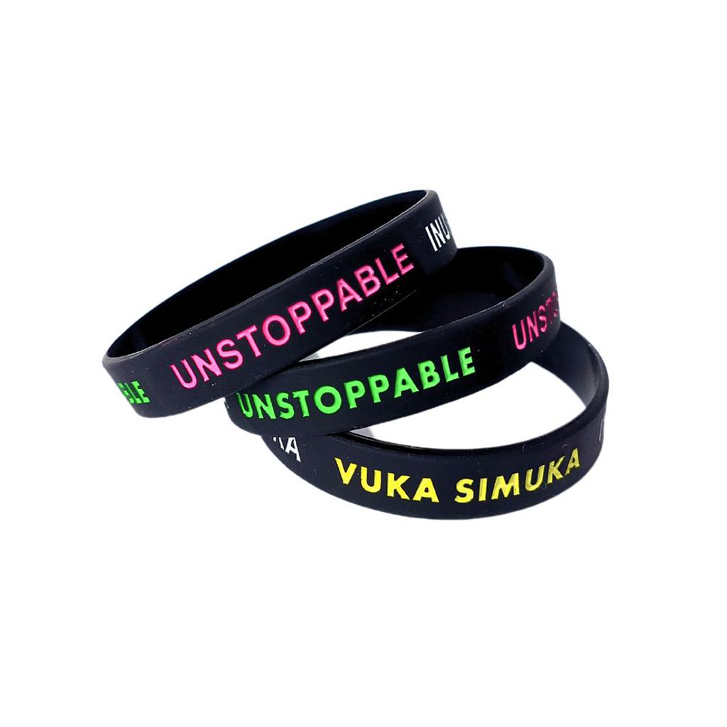 INUKA 2025 Slogan Silicone Wristband: Unstoppable
