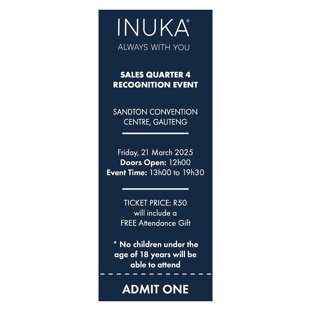 SQ4|25 Ticket (Collect at Venue)